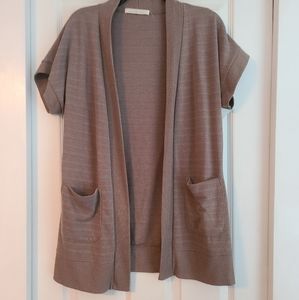 Short Sleeve Charlotte Russe Cardigan - L